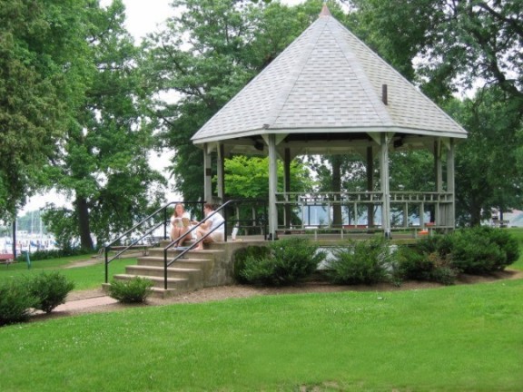Tydings Park picnic pavilian in Have de Grace Maryland